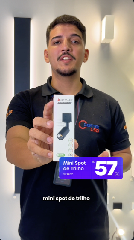Mini Spot de Trilho